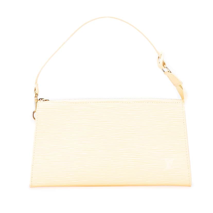Louis Vuitton Epi Pochette Accessoires Yellow Leather Good condition - Front View