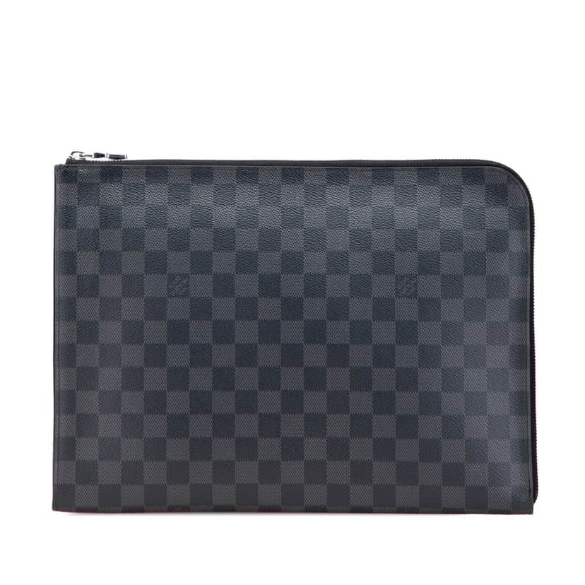Louis Vuitton Damier Graphite Pochette Jour GM Black Canvas Good condition - Front View