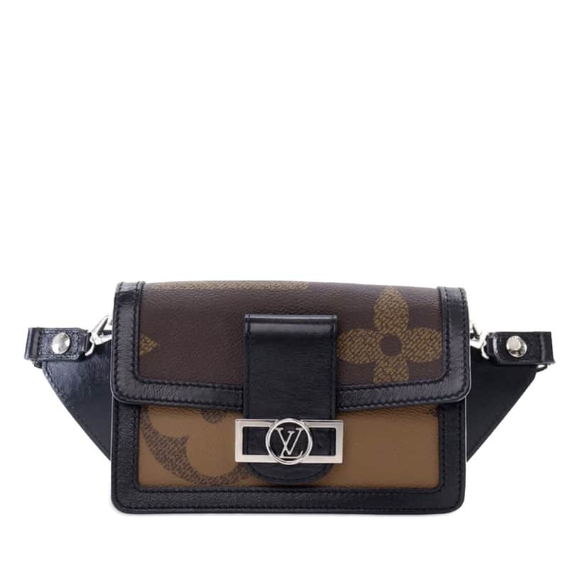Louis Vuitton Monogram Giant Reverse Dauphine Brown Canvas Good condition - Front View