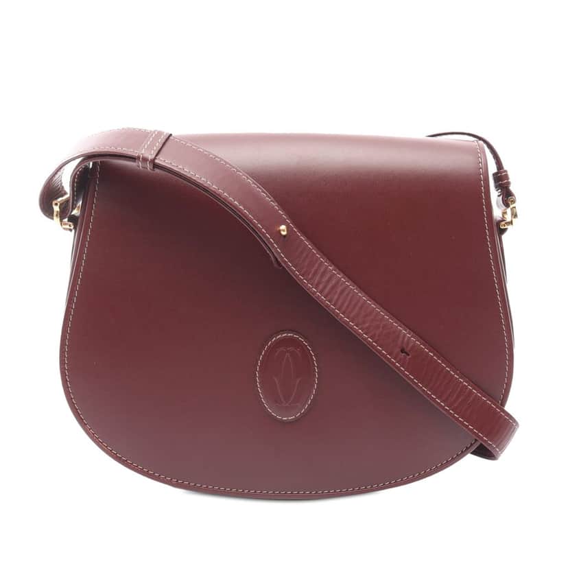 Cartier Leather Must De Cartier Crossbody Red Leather Good condition - Front View