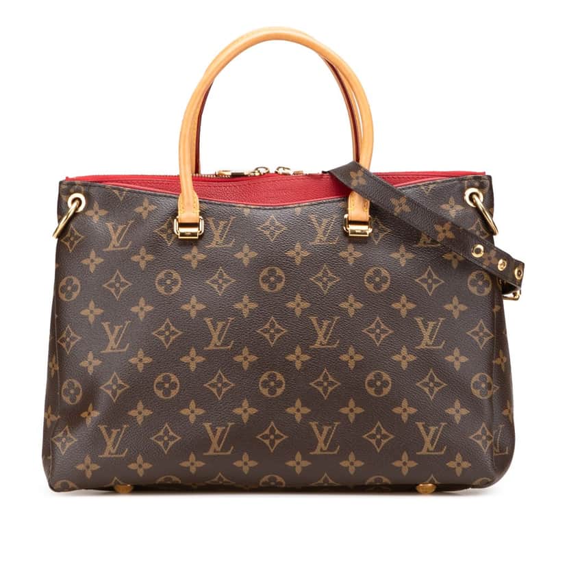 Louis Vuitton Monogram Pallas MM Brown Canvas Good condition - Front View