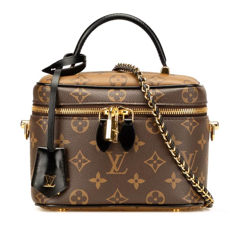 Louis Vuitton Monogram Reverse Vanity PM Brown Canvas Good condition - Front View