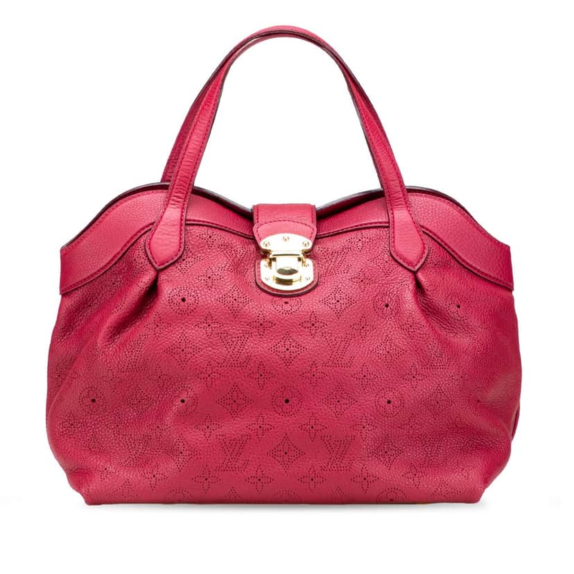 Louis Vuitton Monogram Mahina Cirrus PM Red Leather Good condition - Front View