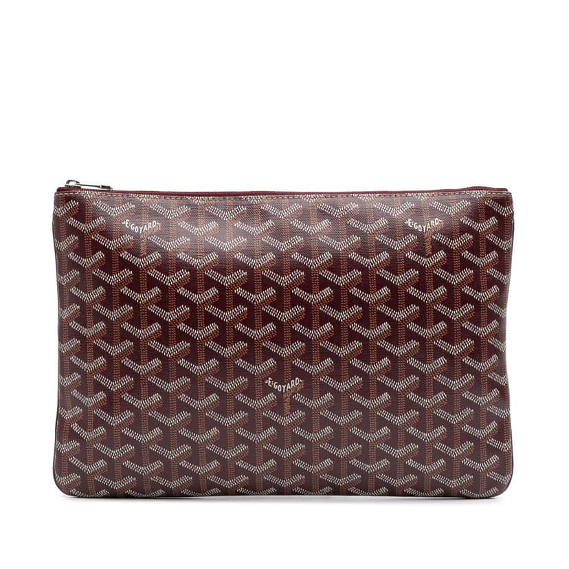 Goyard Goyardine Senat MM Red Canvas Good condition - Front View