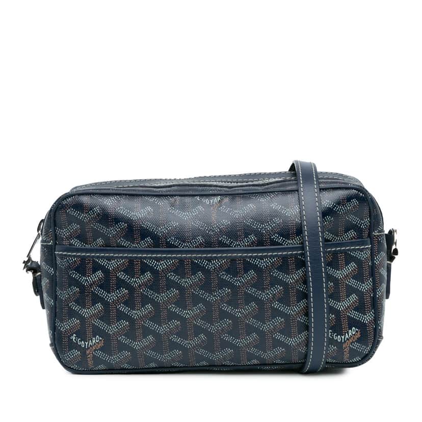 Goyard Goyardine Sac Cap Vert Blue Canvas Good condition - Front View