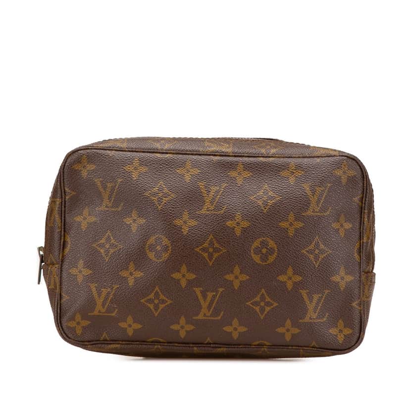 Louis Vuitton Monogram Trousse Toilette 23 Brown Canvas Good condition - Front View
