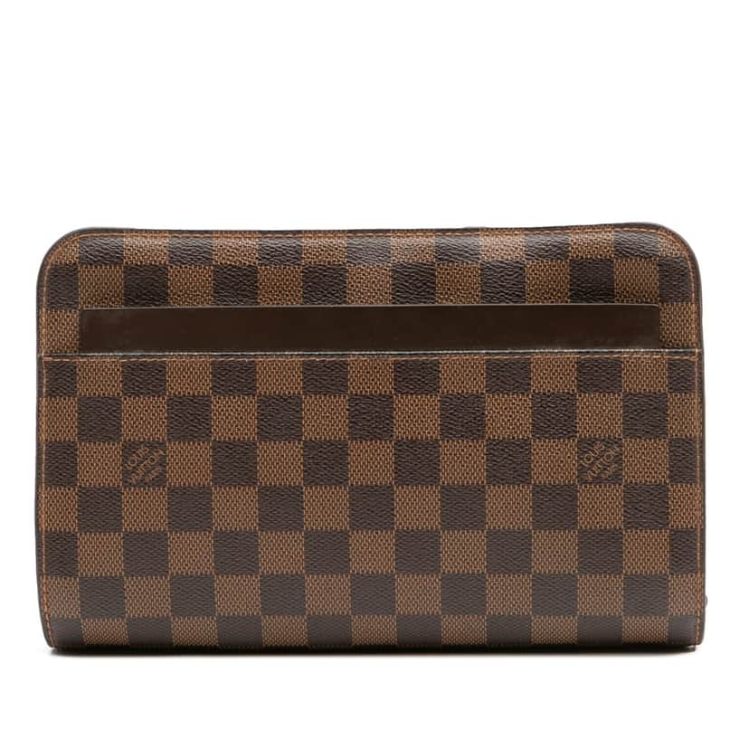 Louis Vuitton Damier Ebene Saint Louis Pochette Brown Canvas Good condition - Front View
