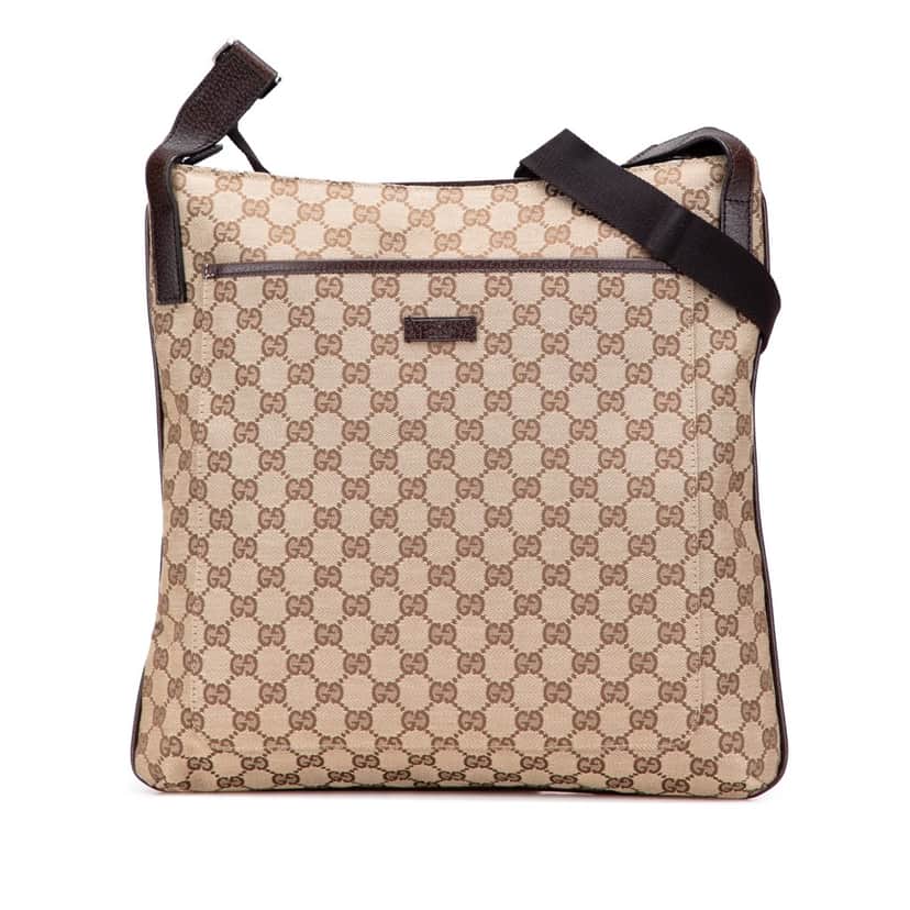 Gucci GG Canvas Crossbody Brown Canvas Good condition - Front View