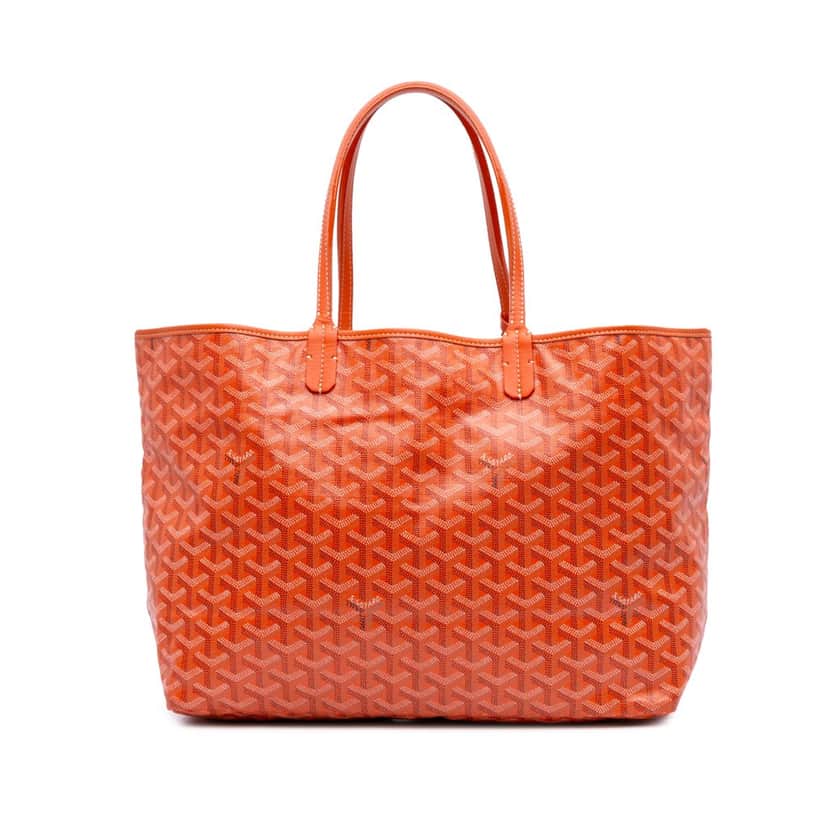 Goyard Goyardine Saint Louis PM Orange Canvas Good condition - Front View