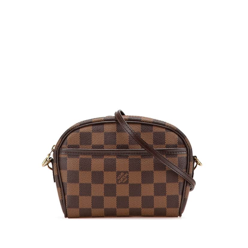 Louis Vuitton Damier Ebene Ipanema Pochette Brown Canvas Good condition - Front View