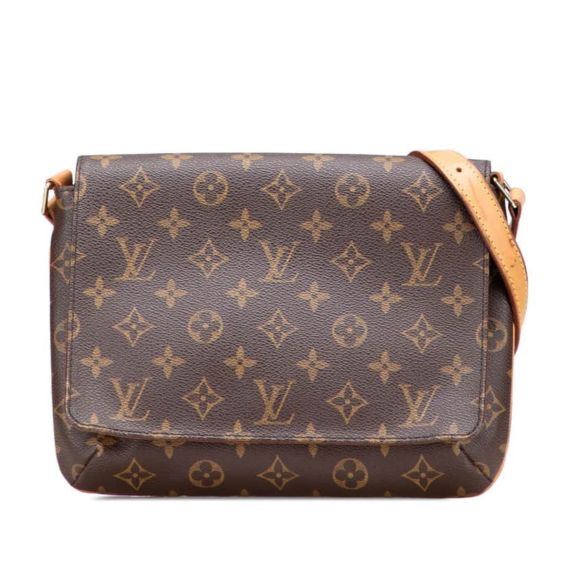 Louis Vuitton Monogram Musette Tango Short Strap Brown Canvas Good condition - Front View
