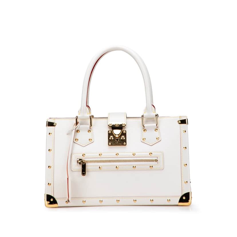 Louis Vuitton Suhali Le Fabuleux White Leather Good condition - Front View