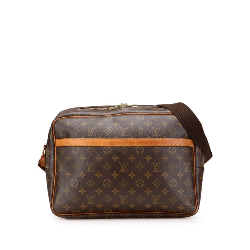 Louis Vuitton Monogram Reporter GM Brown Canvas Good condition - Front View