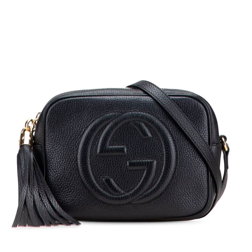 Gucci Leather Soho Disco Crossbody Black Leather Good condition - Front View