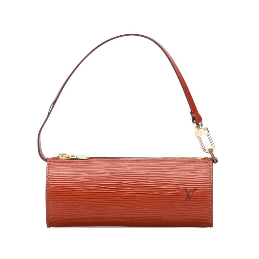 Louis Vuitton Epi Pochette Papillon Brown Leather Good condition - Front View