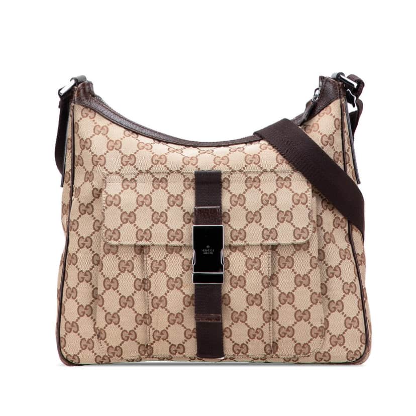 Gucci GG Canvas Crossbody Brown Canvas Good condition - Front View