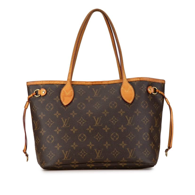 Louis Vuitton Monogram Neverfull PM Brown Canvas Good condition - Front View