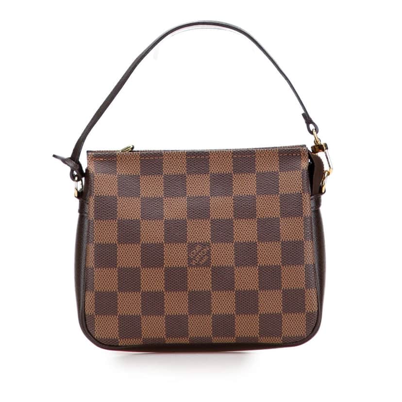 Louis Vuitton Damier Ebene Trousse Pochette Brown Canvas Good condition - Front View