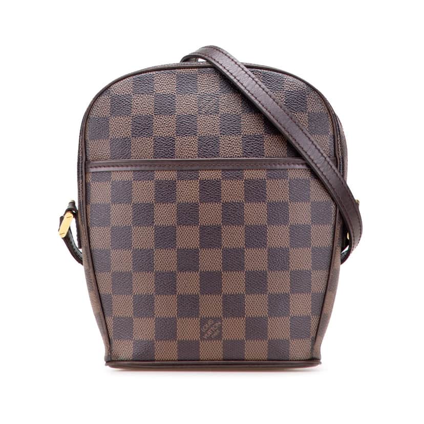 Louis Vuitton Damier Ebene Ipanema PM Brown Canvas Very good condition - Front View