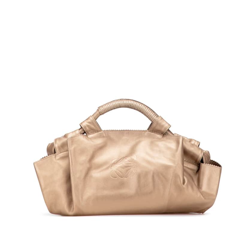 Loewe Metallic Nappa Aire Gold Leather Good condition - Front View