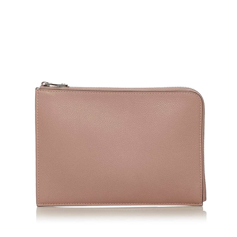 Louis Vuitton Taurillon Pochette Jour PM Pink Leather Very good condition - Front View
