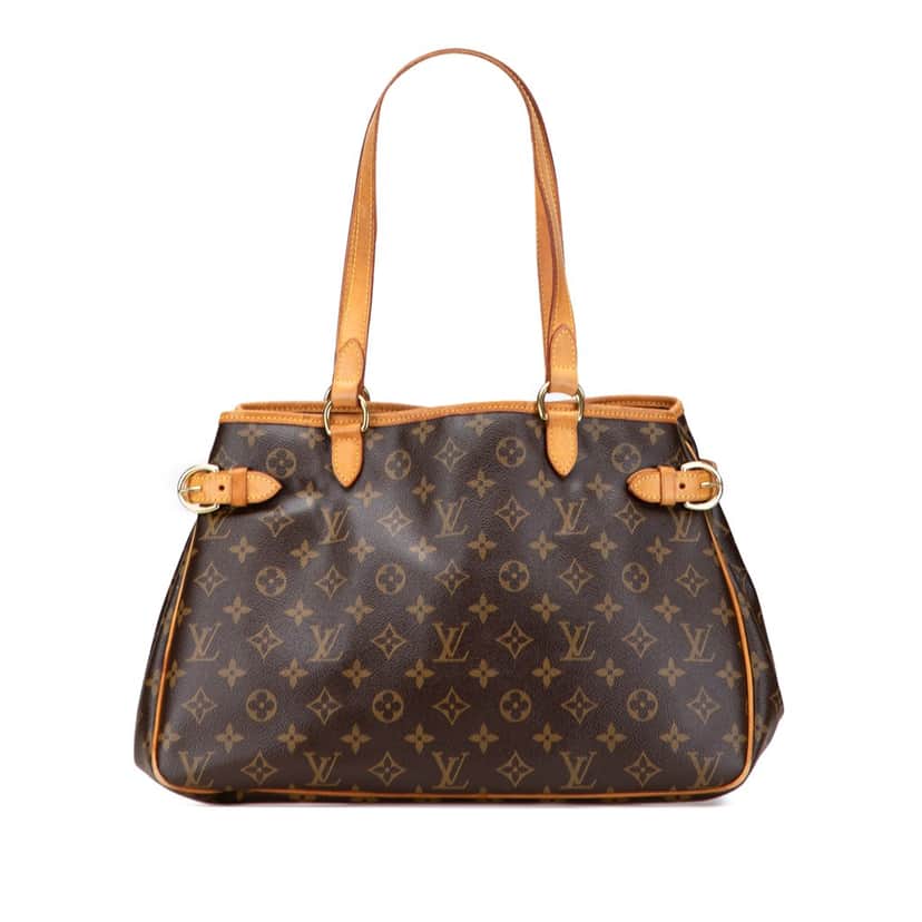 Louis Vuitton Monogram Batignolles Horizontal Brown Canvas Good condition - Front View