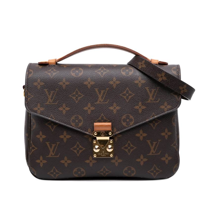 Louis Vuitton Monogram Pochette Metis Brown Canvas Good condition - Front View