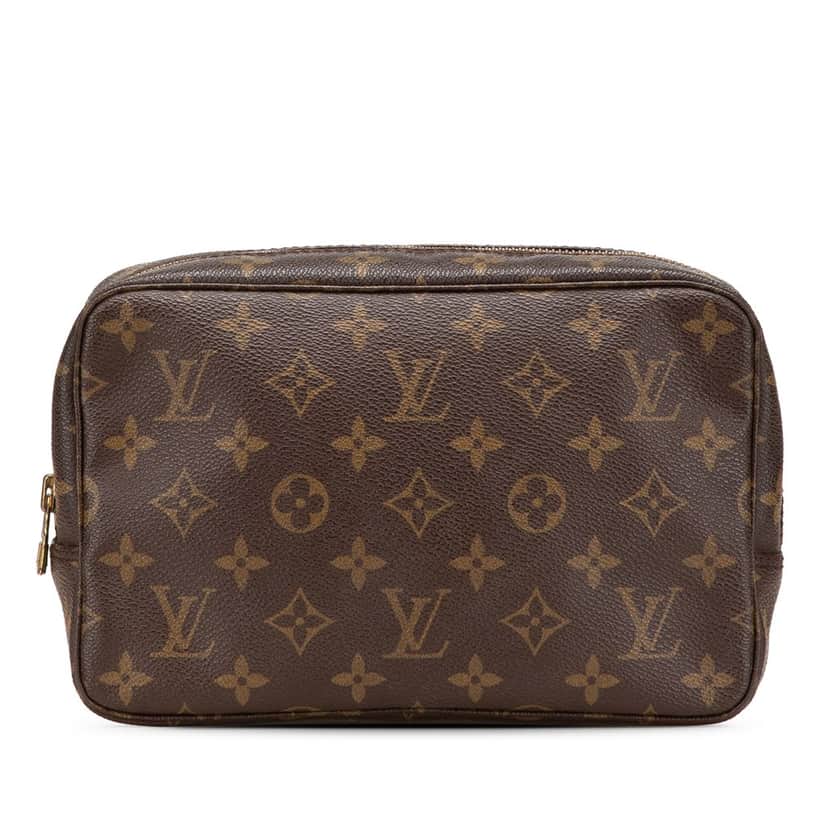Louis Vuitton Monogram Trousse Toilette 23 Brown Canvas Good condition - Front View