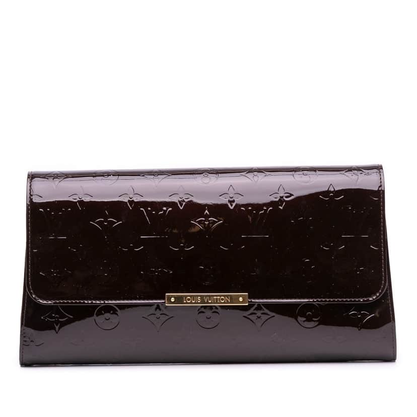 Louis Vuitton Monogram Vernis Robertson Purple Leather Good condition - Front View