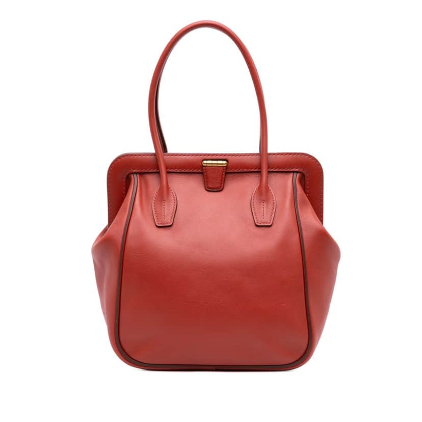 Hermès Evercolor Convoyeur 26 Orange Leather Good condition - Front View