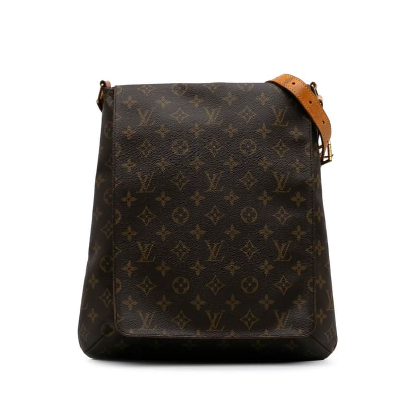 Louis Vuitton Monogram Musette Salsa GM Brown Canvas Good condition - Front View