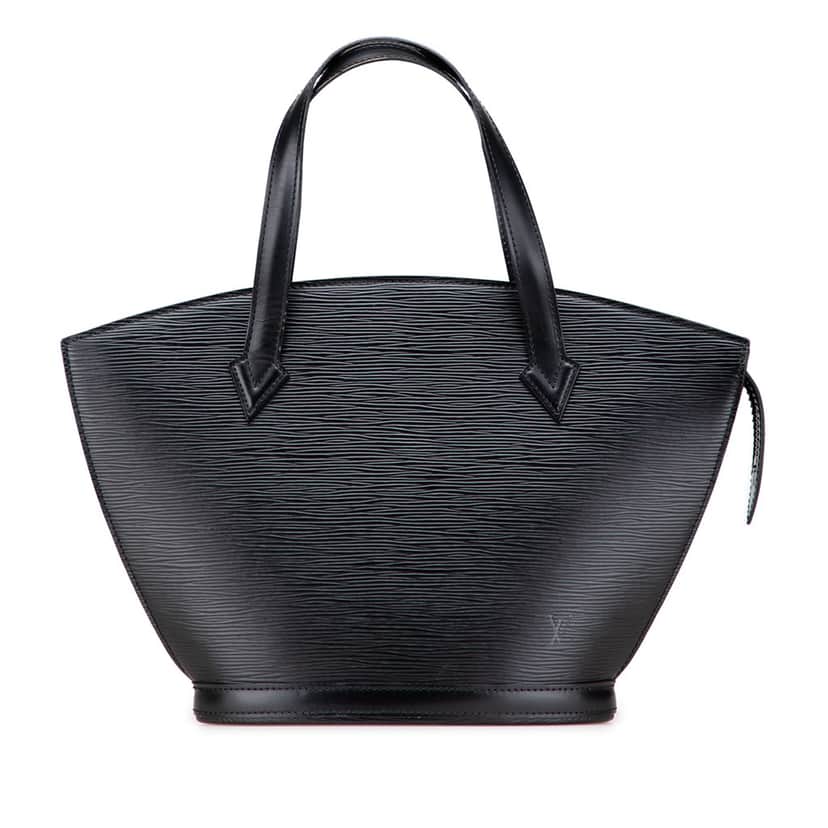 Louis Vuitton Epi Saint Jacques PM Short Strap Black Leather Good condition - Front View