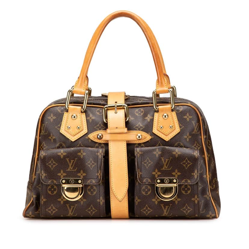 Louis Vuitton Monogram Manhattan GM Brown Canvas Good condition - Front View