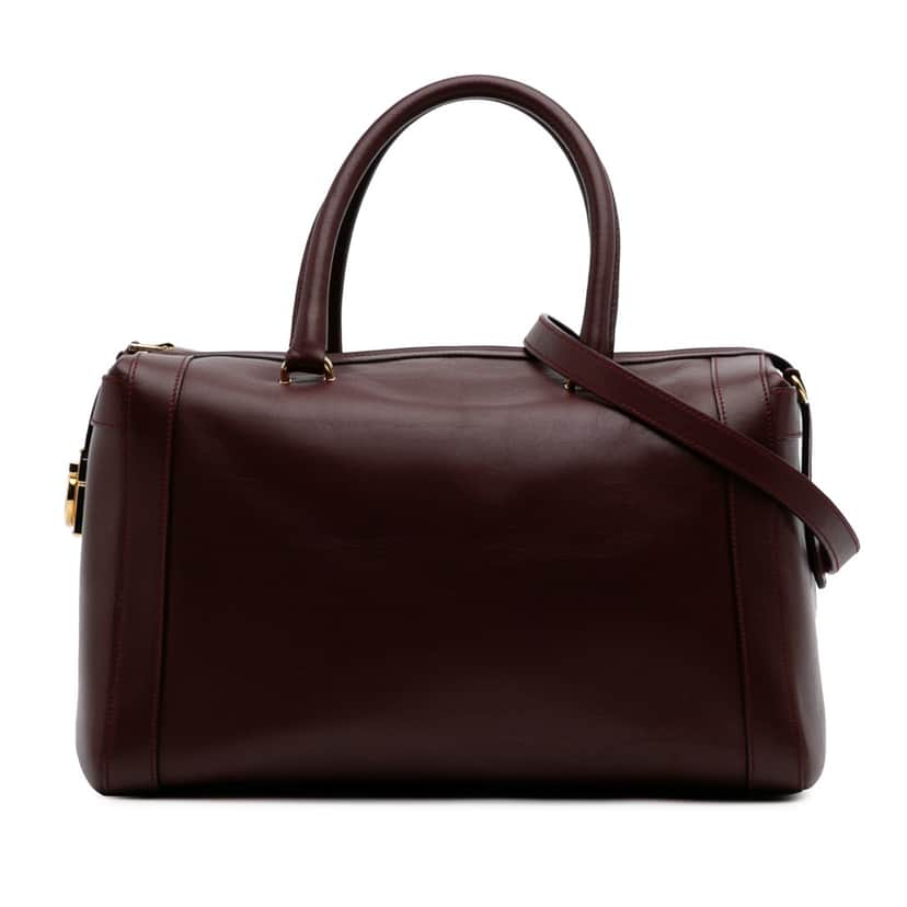 Salvatore Ferragamo Leather Marilyn Satchel Red Leather Good condition - Front View