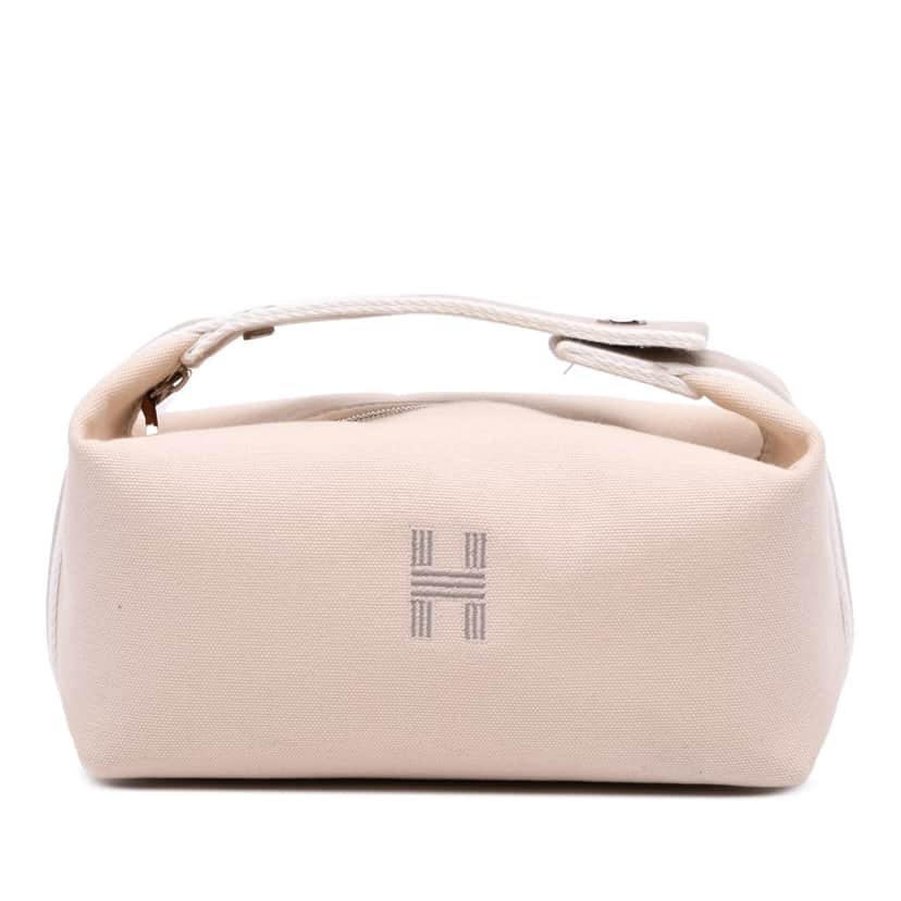 Hermès Small Canvas Bride A Brac Brown Canvas Good condition - Front View