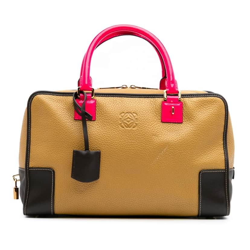 Loewe Tricolor Leather Amazona 36 Brown Leather Good condition - Front View