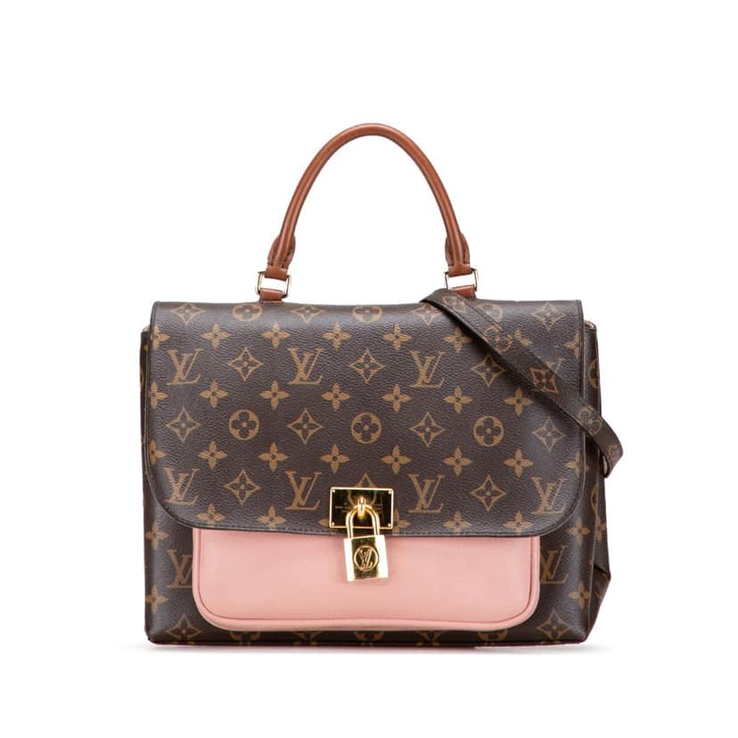 Louis Vuitton Monogram Marignan Brown Canvas Good condition - Front View