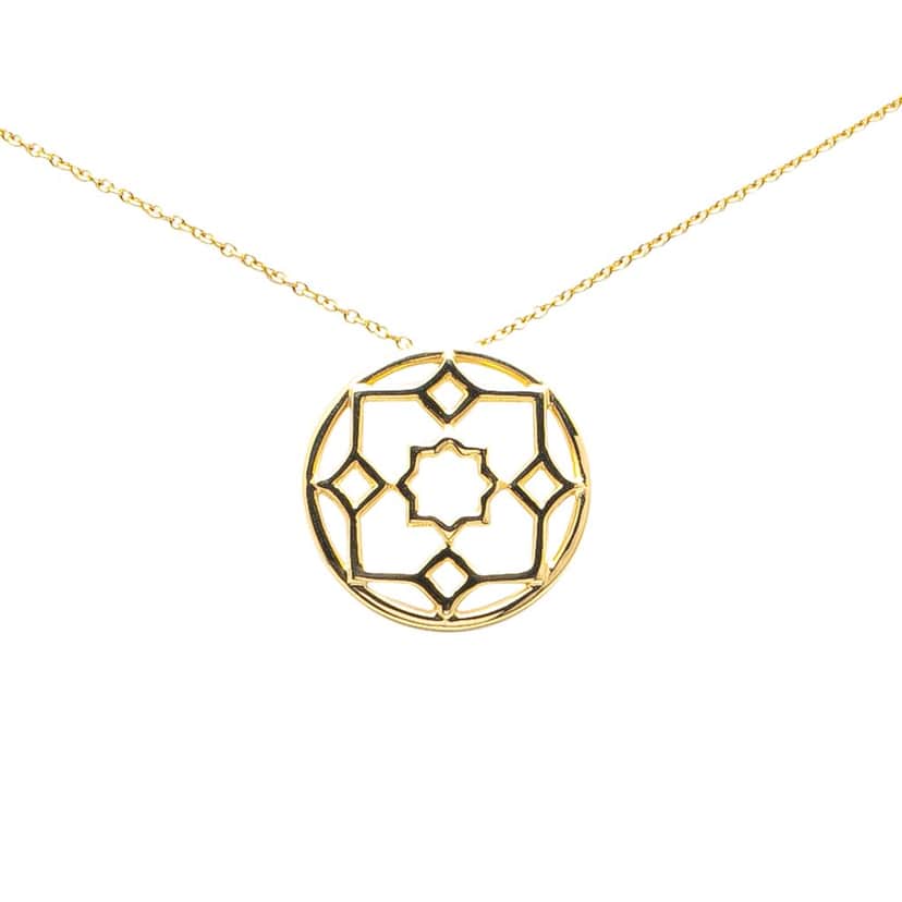 Tiffany & Co Paloma Picasso 18K Yellow Gold Marrakesh Pendant Necklace Gold Gold Good condition - Front View