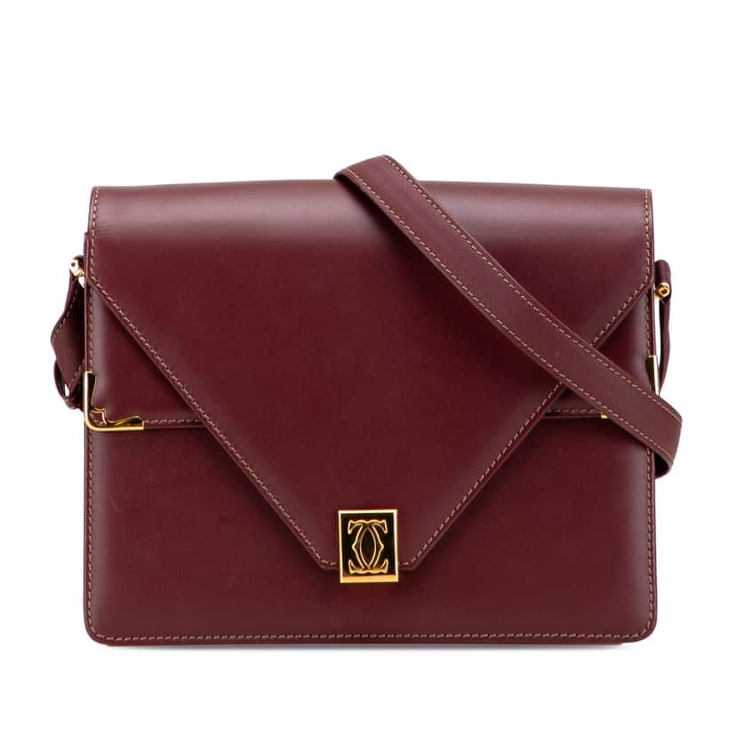 Cartier Leather Must de Cartier Crossbody Red Leather Good condition - Front View