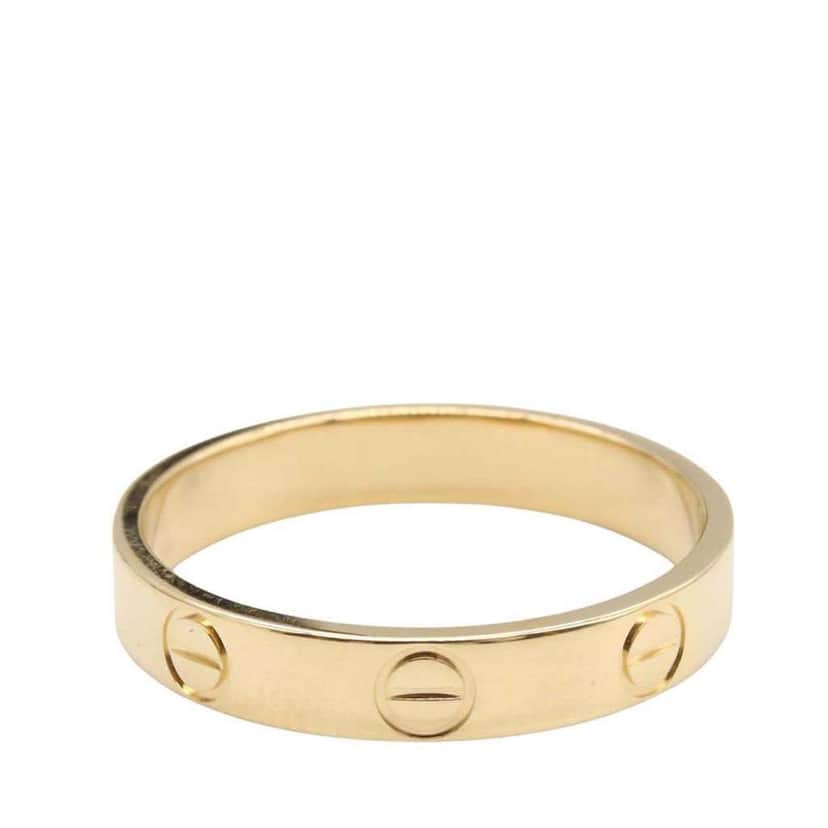Cartier 18K Yellow Gold Small Love Ring Gold Gold Good condition - Front View