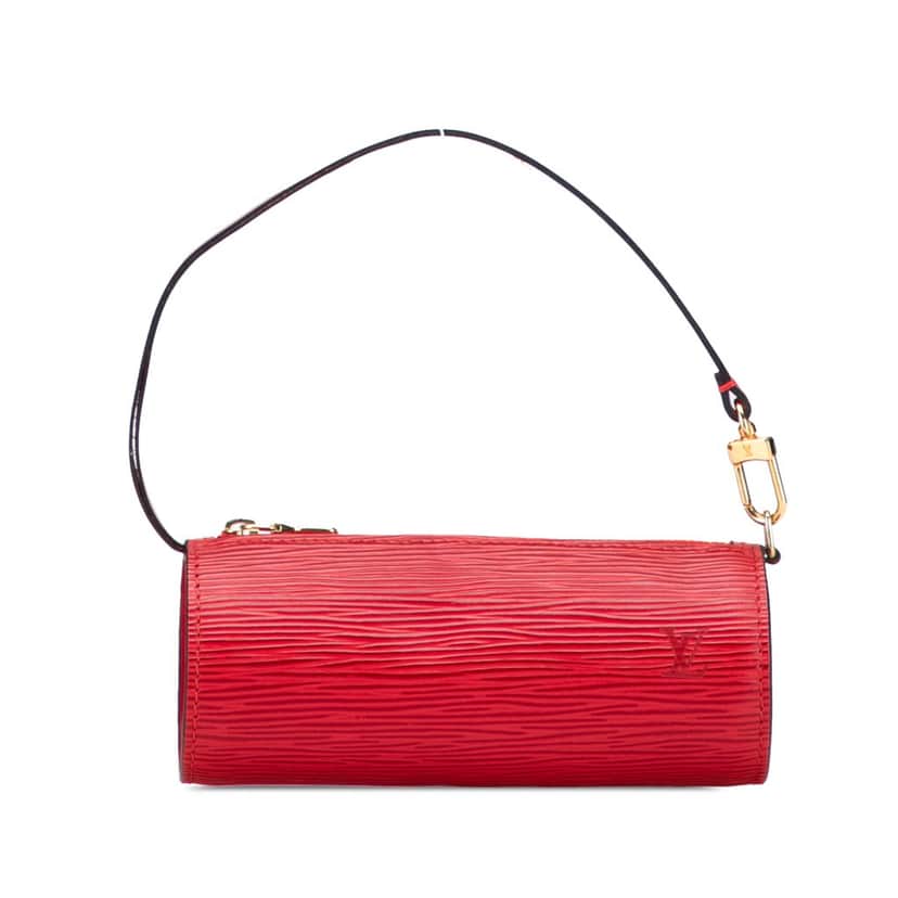 Louis Vuitton Epi Pochette Papillon Red Leather Good condition - Front View