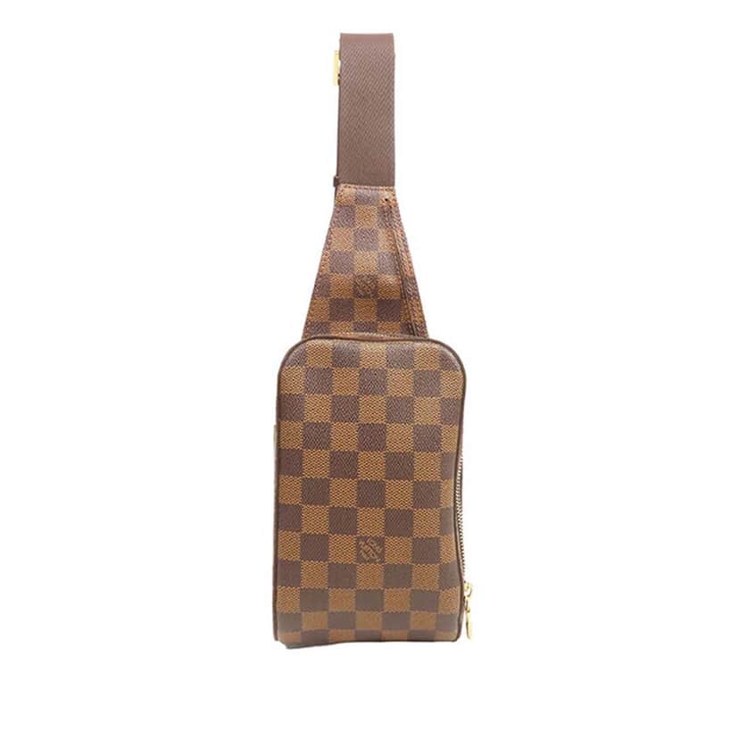 Louis Vuitton Damier Ebene Geronimos Brown Canvas Good condition - Front View
