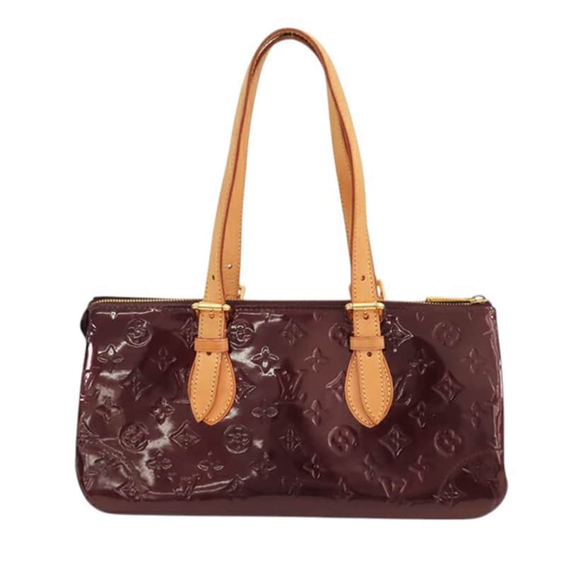Louis Vuitton Monogram Vernis Rosewood Avenue Purple Leather Good condition - Front View
