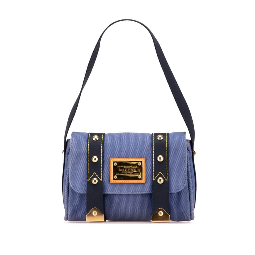 Louis Vuitton Antigua Sac Rabat Bag Purple Canvas Good condition - Front View