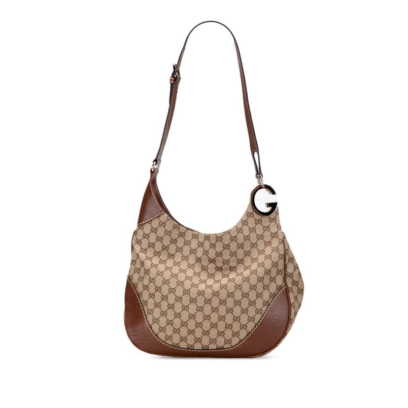 Gucci GG Canvas Charlotte Crossbody Brown Canvas Good condition - Front View