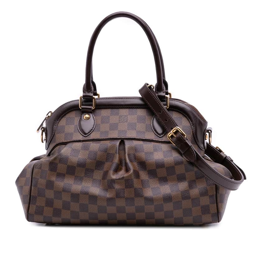 Louis Vuitton Damier Ebene Trevi PM Brown Canvas Good condition - Front View
