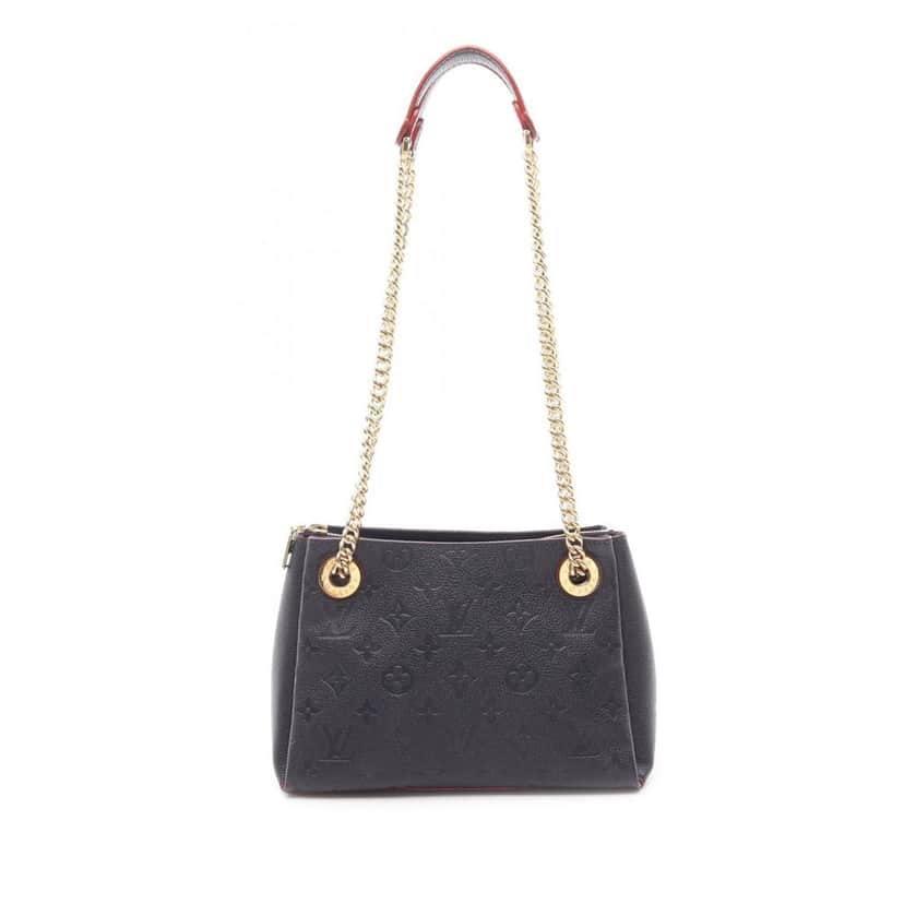 Louis Vuitton Monogram Empreinte Surene BB Blue Leather Good condition - Front View