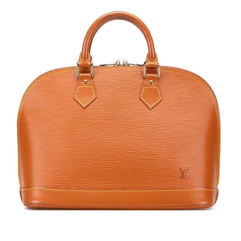 Louis Vuitton Epi Alma PM Brown Leather Good condition - Front View