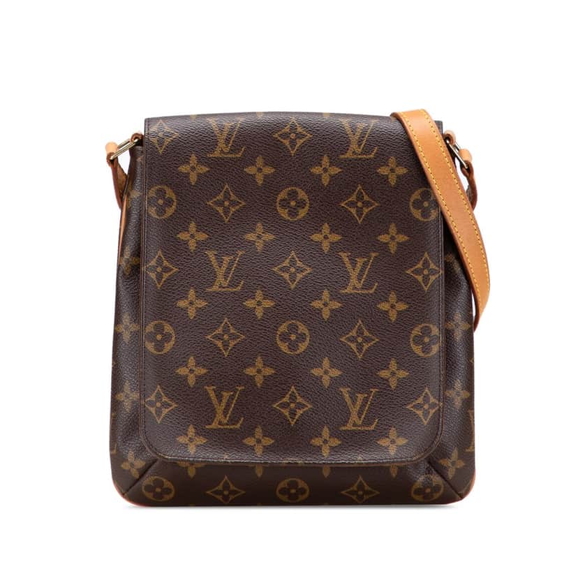 Louis Vuitton Monogram Musette Salsa Short Strap Brown Canvas Good condition - Front View