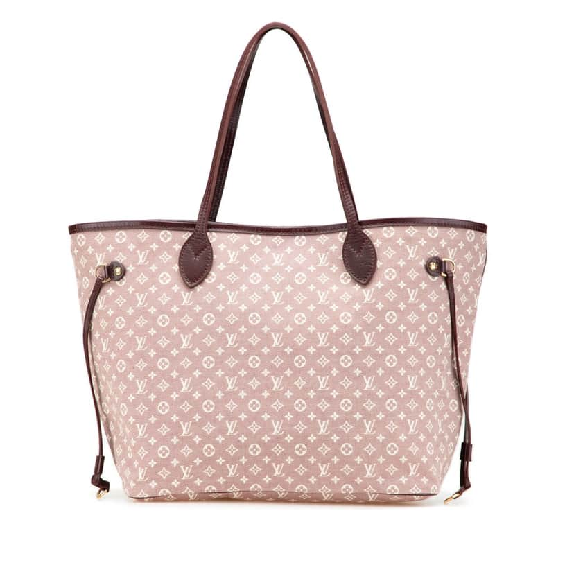 Louis Vuitton Monogram Idylle Neverfull MM Pink Canvas Good condition - Front View